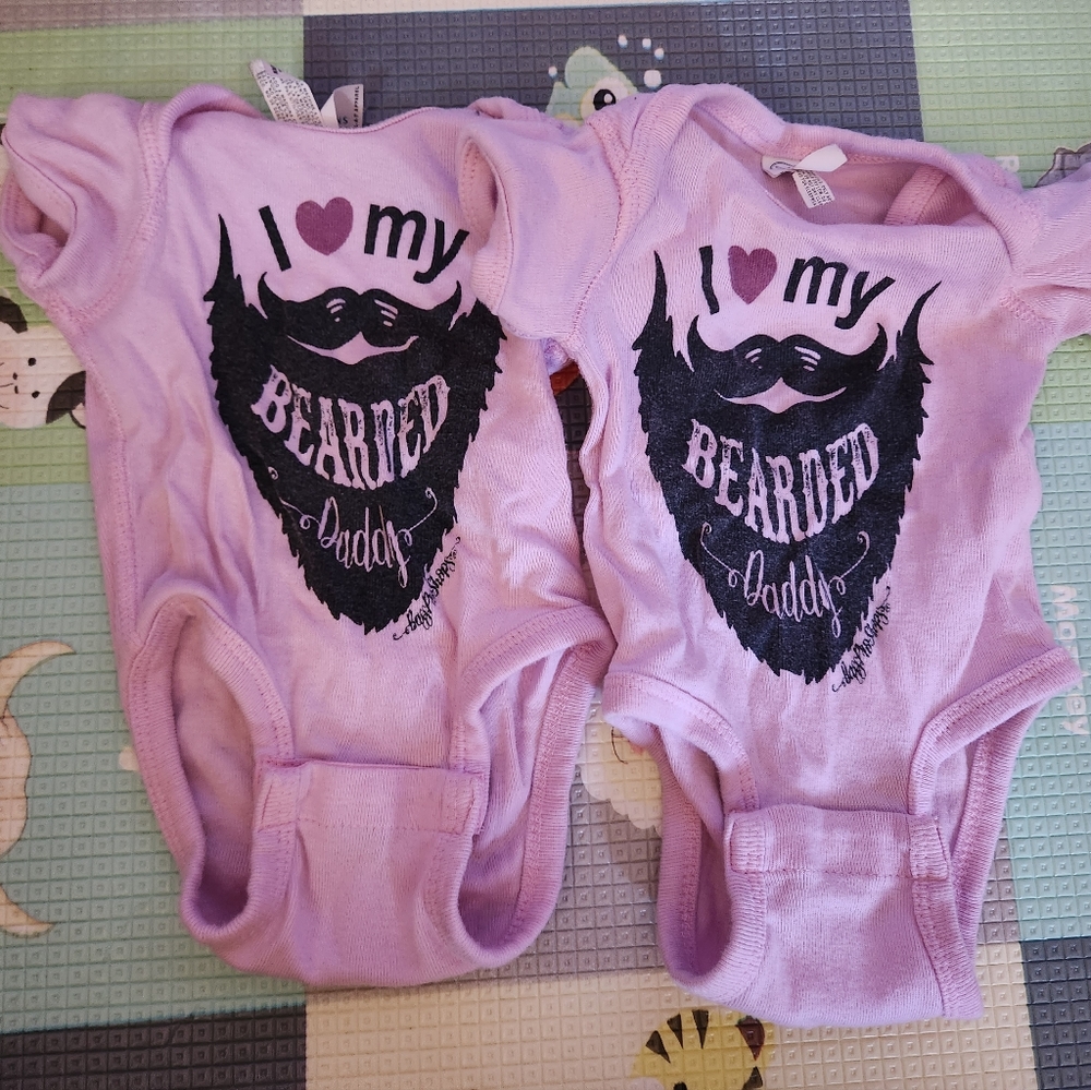 I love my bearded daddy twin set - Picture 1 of 1